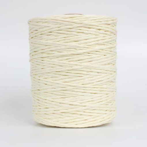 LAMPPE Ruban de Papier de Raphia, Paille de Raphia Naturel 280-300M / Fil de Rouleau pour Tricot à la Main Chapeau au Crochet Sac à Main paniers de Coussin matériel de Tricot Fil coloré – Image 14