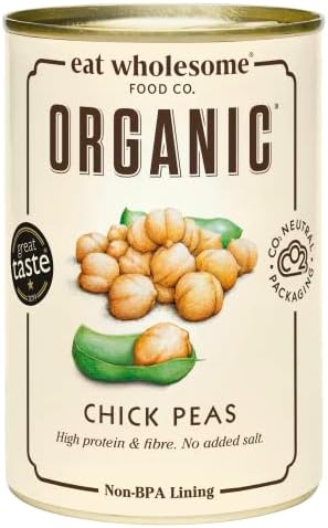 Eat Wholesome Pois Chiches Bio, 400 g (Lot de 12)