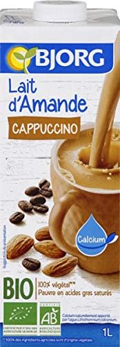 BJORG - Lait d'Amande Cappuccino - Lait Végétal Bio - Pauvre en Acides Gras Saturés - Lot de 6 Briques de 1 Litre – Image 6