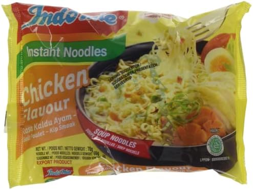 INDOMIE - Nouilles instantanées poulet - paquet multiple (40 X 70 GR)