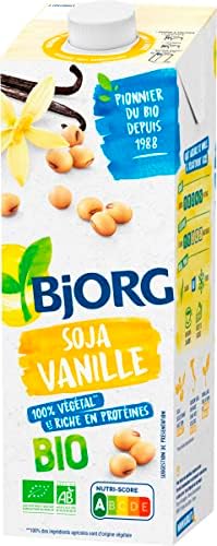 BJORG - Boisson Végétale Soja Vanille - Boisson Bio Riche en Protéines - Lot de 6 Briques de 1 Litre – Image 2