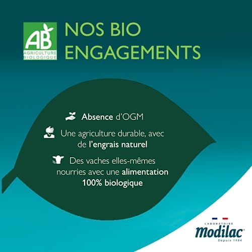 Modilac - Lait Infantile en Poudre Mon Petit Bio Lf+1 - Riche en DHA - Convient en Relais de l'Allaitement - Certifié AB - Fabriqué en France, Sans Huile de Palme - 1er Age, De 0 à 6 Mois - 800g – Image 6