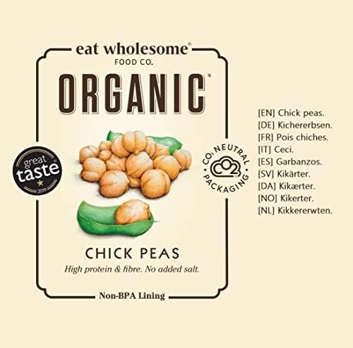 Eat Wholesome Pois Chiches Bio, 400 g (Lot de 12) – Image 7