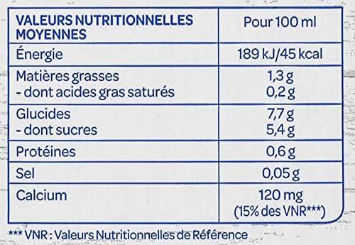 BJORG - Lait d'Amande Cappuccino - Lait Végétal Bio - Pauvre en Acides Gras Saturés - Lot de 6 Briques de 1 Litre – Image 7