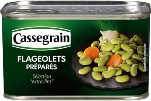 Cassegrain Flageolets Cuisinés Extra Fins 400g (lot de 5