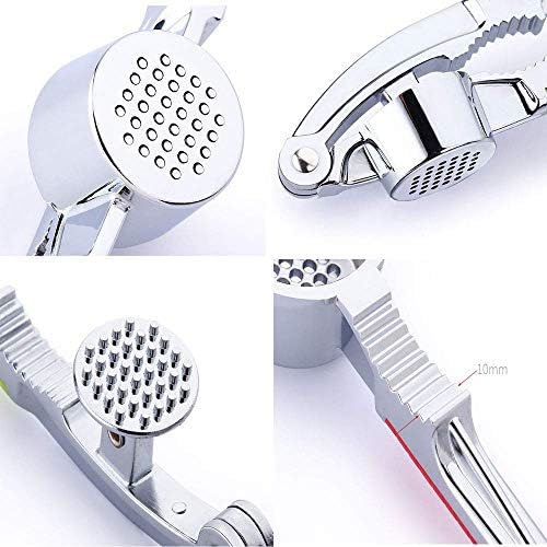 Nistere Presse Professionnelle à l'ail en Acier Inoxydable avec poignée Confortable, Design léger et Ergonomique, Facile à Utiliser et à Nettoyer, Dites Adieu aux Mains puantes – Image 6