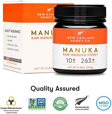 Miel de Manuka MGO 263+ / UMF 10+ de New Zealand Honey Co. | Actif et brut | Fabriqué en Nouvelle-Zélande | 250g – Image 2