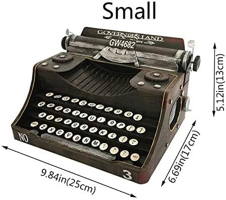 JORSION Modèle rétro vintage machine à écrire fait à la main - Décoration rétro - Décoration d'intérieur - Taille S – Image 2