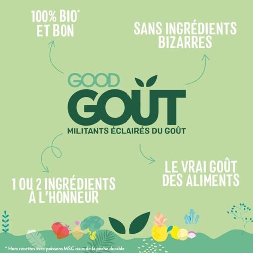 GOOD GOÛT - Muesli Fraise - Céréales Pour Bébé - Dès 6 Mois - Au Biberon Ou En Bol - Bio - Sans Sucres Ajoutés* - Étui Carton - 200g – Image 5