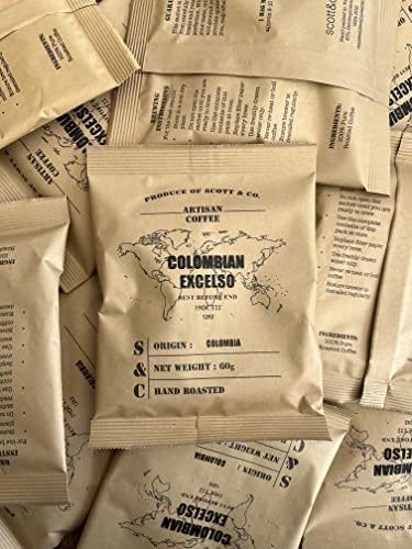 Scott&Co. Ensemble-cadeau goût du monde en grains de café | Paquet de dégustation de 10 variétés | 10 grains de café de 60 g (100 portions au total) – Image 3