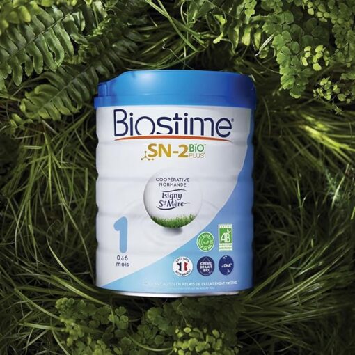 Biostime SN-2 Bio Plus - Lot de 3 Laits infantiles Bio 1er âge en poudre de 0 à 6 mois (800g) – Image 2