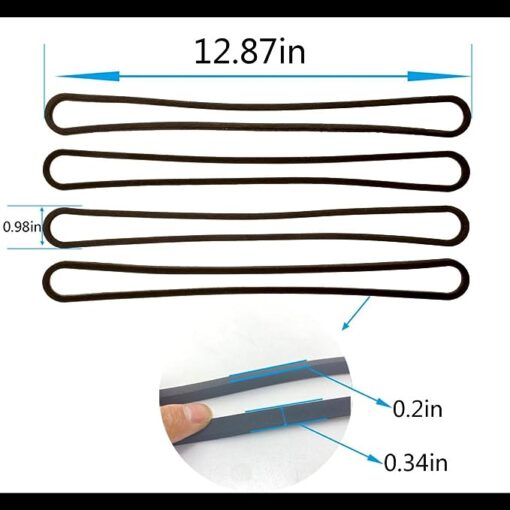 Joint supérieur du scellant sous vide – Compatible avec les modèles V2200, V2400, V2800, V3000, V3200, V3400, V3800-Lot de 4 – Image 7