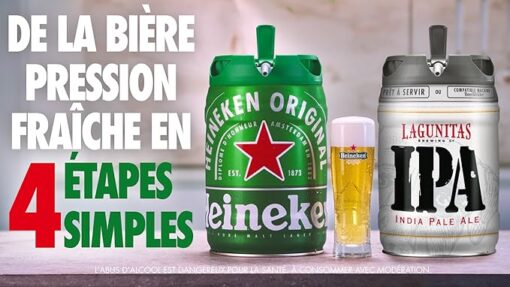 Pack Bière - Heineken, Desperados Original, Affligem Blonde - mix 3 fûts de 5L – Image 7