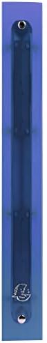 Exacompta - réf. 51562E - 1 classeur PP rigide personnalisable 1 poche - 4 anneaux ronds diamètre 30 mm - Dimensions extérieures : 32 x 26,8 cm - Format à classer A4 Maxi - Coloris : bleu – Image 2