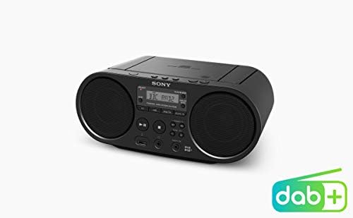 Sony ZS-PS55 Radio/Radio-réveil Lecteur CD MP3 Port USB (compatible radio AM/FM, radio numérique DAB/DAB+) - Noir – Image 2