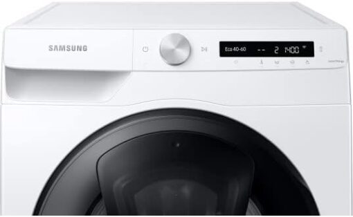 Lave linge frontal 9 Kg Samsung WW90T554DAW/S3 - Essorage 1400 trs/min, Add Wash, Eco Bubble, programme vapeur, dimensions (HxLxP en cm) 85 x 60 x 63.5, Non parfumé – Image 6