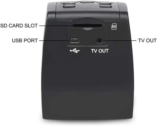 Mini Scanner numérique de Films et de Diapositives - Convertit Les négatifs et Les Diapositives des Films 35 mm, 126, 110, Super 8 et 8 mm en Images JPEG de 22 mégapixels - Ecran LCD de 2,4 Pouces – Image 6