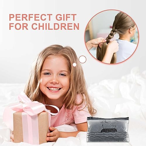 OOTDAY Elastique Cheveux,1000 Pièces petit elastique cheveux, Mini Elastique Caoutchouc pour Cheveux, Tressée pour Petites Dreadlocks, coiffure de mariage, Noir – Image 6