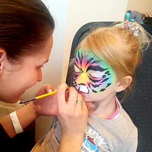 UCANBE Body painting 15 Couleurs Imperméable à l'eau - Peinture Visage Sécurisés Non Toxique - Peinture Corporelle Pour Halloween Cosplay Carnaval Clown – Image 6