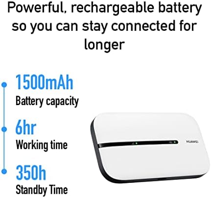 Routeur Huawei E5783B E5576-320 Blanc 4G (avec SIM) – Image 3