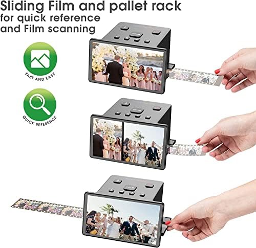 Scanners de Diapositives et négatifs avec écran LCD 5 Pouces, convertit Les négatifs et Diapositives Couleur et Noir et Blanc de 35mm, 126, 110, Super 8 et 8mm en Haute résolution JPEG 22 MP – Image 3