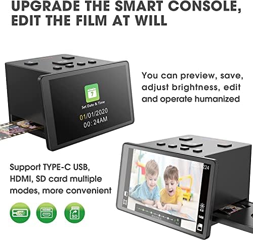 Scanners de Diapositives et négatifs avec écran LCD 5 Pouces, convertit Les négatifs et Diapositives Couleur et Noir et Blanc de 35mm, 126, 110, Super 8 et 8mm en Haute résolution JPEG 22 MP – Image 6