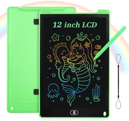 Coolzon Tablette D'écriture LCD Coloré 8.5 Pouces pour Enfants et Adultes Convient Portable, Ecriture LCD Tablette Dessin Magique Grands Cadeauxs pour 3 4 5 6 7 ans Garçons Filles (Violet) – Image 12