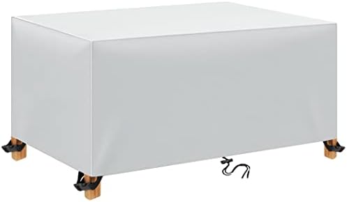 TopIdea Housse Salon de Jardin 200x100x75cm Housse de Table Jardin Rectangulaire Couverture de Protection Meubles Bâche Salon de Jardin Imperméable Anti-UV Tissu 600D Oxford Bache Table Exterieur – Image 9