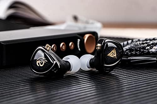 QKZ x HBB Khan 2DD Contrôleur Dynamique HiFi Intra-Auriculaire IEM, Coque Légère et Ergonomique Imprimée en 3D, Câble OFC Détachable 0,75 mm 2 Broches, Pour Audiophile, Musicien, DJ (avec micro) – Image 3