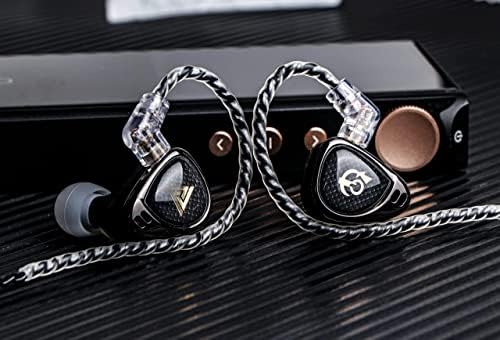 QKZ x HBB Khan 2DD Contrôleur Dynamique HiFi Intra-Auriculaire IEM, Coque Légère et Ergonomique Imprimée en 3D, Câble OFC Détachable 0,75 mm 2 Broches, Pour Audiophile, Musicien, DJ (avec micro) – Image 4