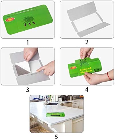 Fullsexy Piege Cafard 24 Pcs Anti Cafards Puissant Professionnel Pièges à Cafards Puissant Produit Anti Cafard Attrape Cafards – Image 3