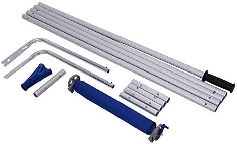 Râteau À Neige De Toit De 20 Pieds, Déneigement Télescopique À 30 Degrés Outil De Déneigement Léger Idéal Pour Les Maisons À Un Étage Et Les Cabines | Aluminium Et Acier Inoxydable – Image 7
