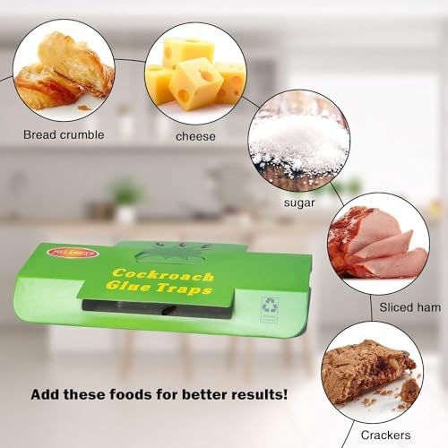 Fullsexy Piege Cafard 24 Pcs Anti Cafards Puissant Professionnel Pièges à Cafards Puissant Produit Anti Cafard Attrape Cafards – Image 4
