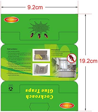 Fullsexy Piege Cafard 24 Pcs Anti Cafards Puissant Professionnel Pièges à Cafards Puissant Produit Anti Cafard Attrape Cafards – Image 2