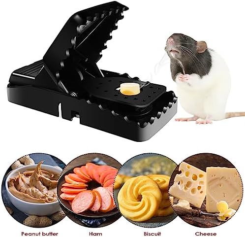 Fousenuk Piège à Rats Professionnel, 6 Clips de Piege a Souris Efficace, Piège Souris Reutilisable, Tapetteà, Attrape, Tapetteà Plastique, Tapette, Convient pour la Maison et Exterieur – Image 4