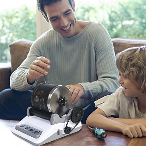 TLM Toys gobelet Polissage Roche | polisseuse Professionnelle Durable pour Pierre,Rock Tumbler Kit STEM Science Kit Bijoux Attaches, Géologie Hobby Jouet pour Adultes Enfants – Image 3