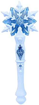 SAFIGLE Baguette magique lumineuse flocon de neige LED avec son - Accessoire de costume pour enfants - Cadeau d'anniversaire de Noël - Rose – Image 9
