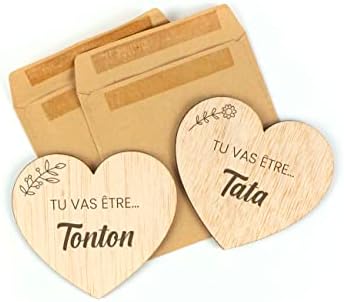 CONTRAXT Idée cadeau annonce grossesse oncle et tante. Tu vas etre oncle et tante Idee carte kit cadeau fête naissance futur oncle et tante annonce grossesse naissance (Oncles)