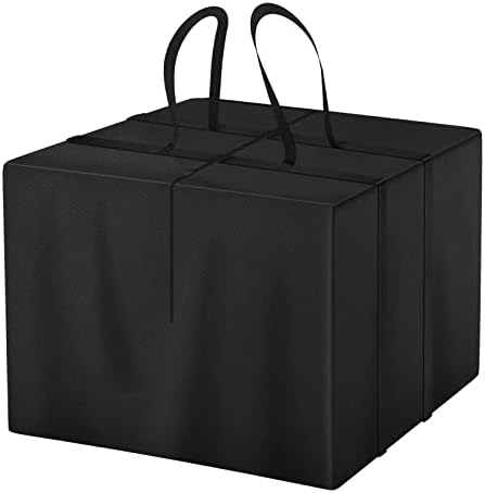 Nomiou Sac de Rangement XXL pour Coussins de Jardin, Housse de Protection imperméable - Sac de Transport Lourd - Oxford 600D - pour Coussin de Jardin - 60 x 80 x 80 cm…