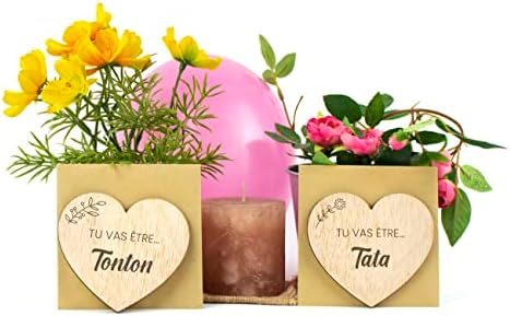 CONTRAXT Idée cadeau annonce grossesse oncle et tante. Tu vas etre oncle et tante Idee carte kit cadeau fête naissance futur oncle et tante annonce grossesse naissance (Oncles) – Image 3