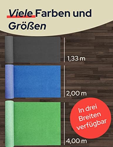 Tapis Gazon Synthétique PARK Bleu 1,33m x 1,00m Tapis Type Gazon Artificiel | Moquette d'extérieur au Mètre | Trois Couleurs et Tailles au Choix | Terrasse, Balcon – Image 6