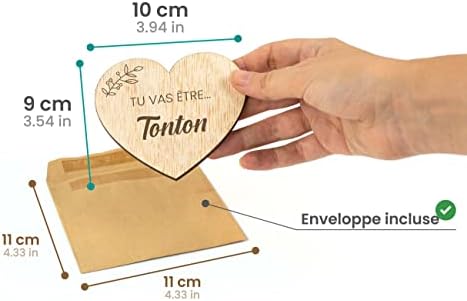 CONTRAXT Idée cadeau annonce grossesse oncle et tante. Tu vas etre oncle et tante Idee carte kit cadeau fête naissance futur oncle et tante annonce grossesse naissance (Oncles) – Image 2