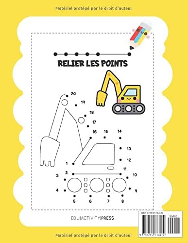 Les Véhicules Relier les Points pour les Enfants de 3 à 5 Ans: Un livre pour aprendre à comment dessiner les Véhicules, Voitures et Camions avec la ... points à relier pour les enfants de 3 à 5 ans – Image 2