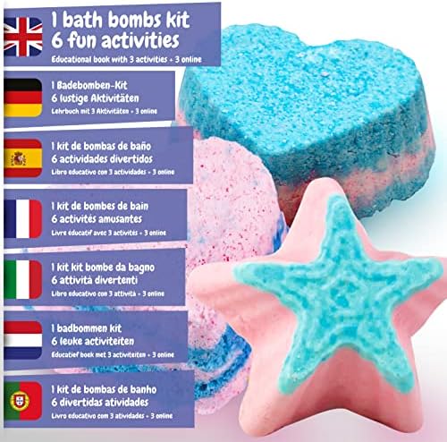 Science4you-Coffret Création Bombe de Bain Kits Éducatifs de Sciences avec 6 Expériences Scientifiques, Cadeau Enfants 6 7 8 9+ Ans – Image 2