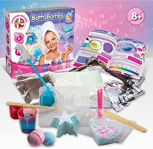 Science4you-Coffret Création Bombe de Bain Kits Éducatifs de Sciences avec 6 Expériences Scientifiques, Cadeau Enfants 6 7 8 9+ Ans – Image 3