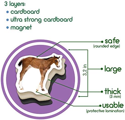 magdum Magnet frigo Enfant Maman et Bébé Animaux magnetiques - 19 Magnet Enfant - Frigo Jouet - Frigo Enfant - Frigo Enfant Jouet - Aimant frigo Enfant - Jouet Enfant 3 Ans - Emants magnetique – Image 3