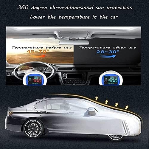 Bâche Voiture Exterieur Personnalisé pour Renault Clio 5 Housse de Voiture ImperméAble,Résistant à la Neige par Tous Les Temps, Coupe-Vent,Durable, et résistante aux Rayures – Image 5