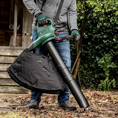 Bosch Home and Garden Aspirateur/Souffleur/Broyeur de feuilles Universa lGardenTidy 3000 (sac de collecte de 50 L, vitesse variable, pour souffler, aspirer et broyer les feuilles, dans boîte carton) – Image 3