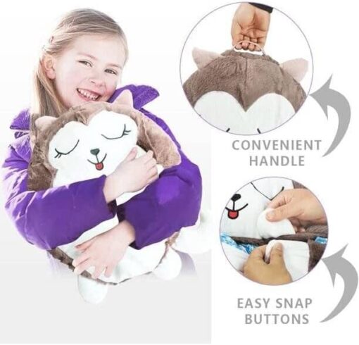 WENNEWU Sacs De Couchage pour Enfants, Sleepy Sack & Oreiller Panda pour Enfants, pour Enfants, Tout-Petits, GarçOns Et Filles - TêTe d'oreiller Douce – Image 7