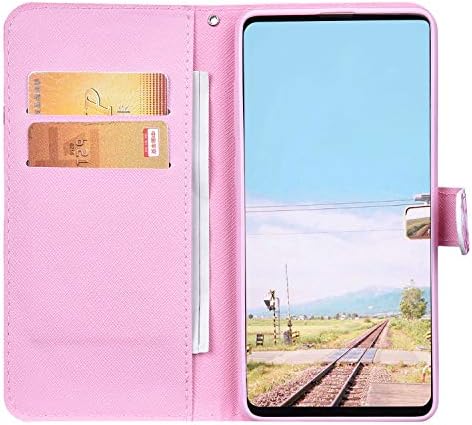Uposao Huawei P30 Lite Coque Étui à Rabat en Cuir PU,3D Effet Motif Coloré Fleur Pochette Portefeuille Housse Paillettes Glitter Folio Flip Case Stand Coque pour Huawei P30 Lite,Hibou – Image 4